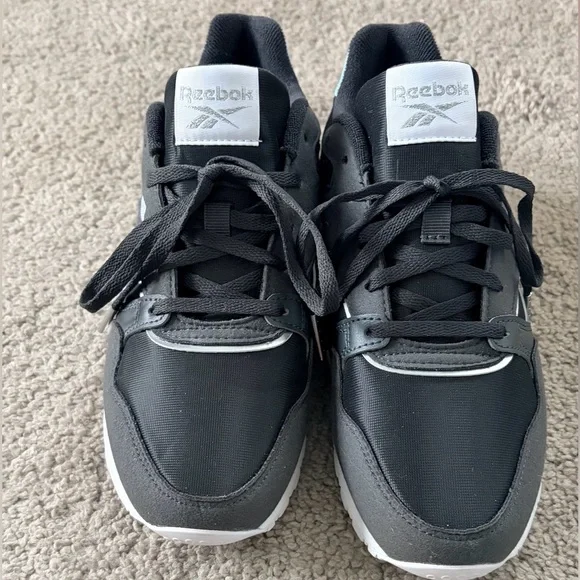 Reebok Charcoal and Sky Blue Athletic Shoes - Size 7.5 - Picture 2 of 7